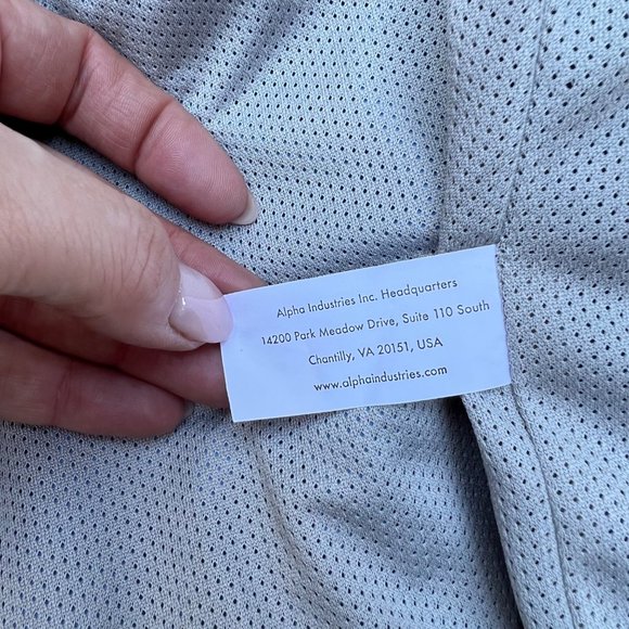 ALPHA INDUSTRIES/NWT Nylon G.I. Utility Jacket in Blue - Picture 9 of 10